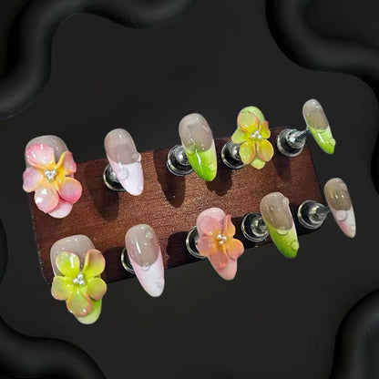 Bloom & Dew: Spring Gradient Petal Set