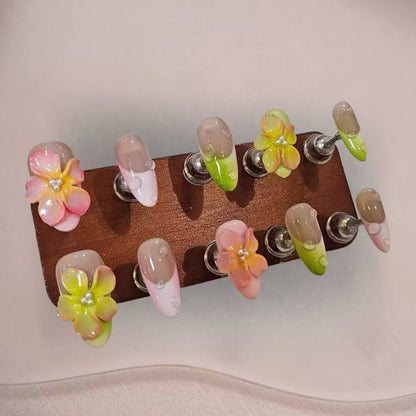 Bloom & Dew: Spring Gradient Petal Set